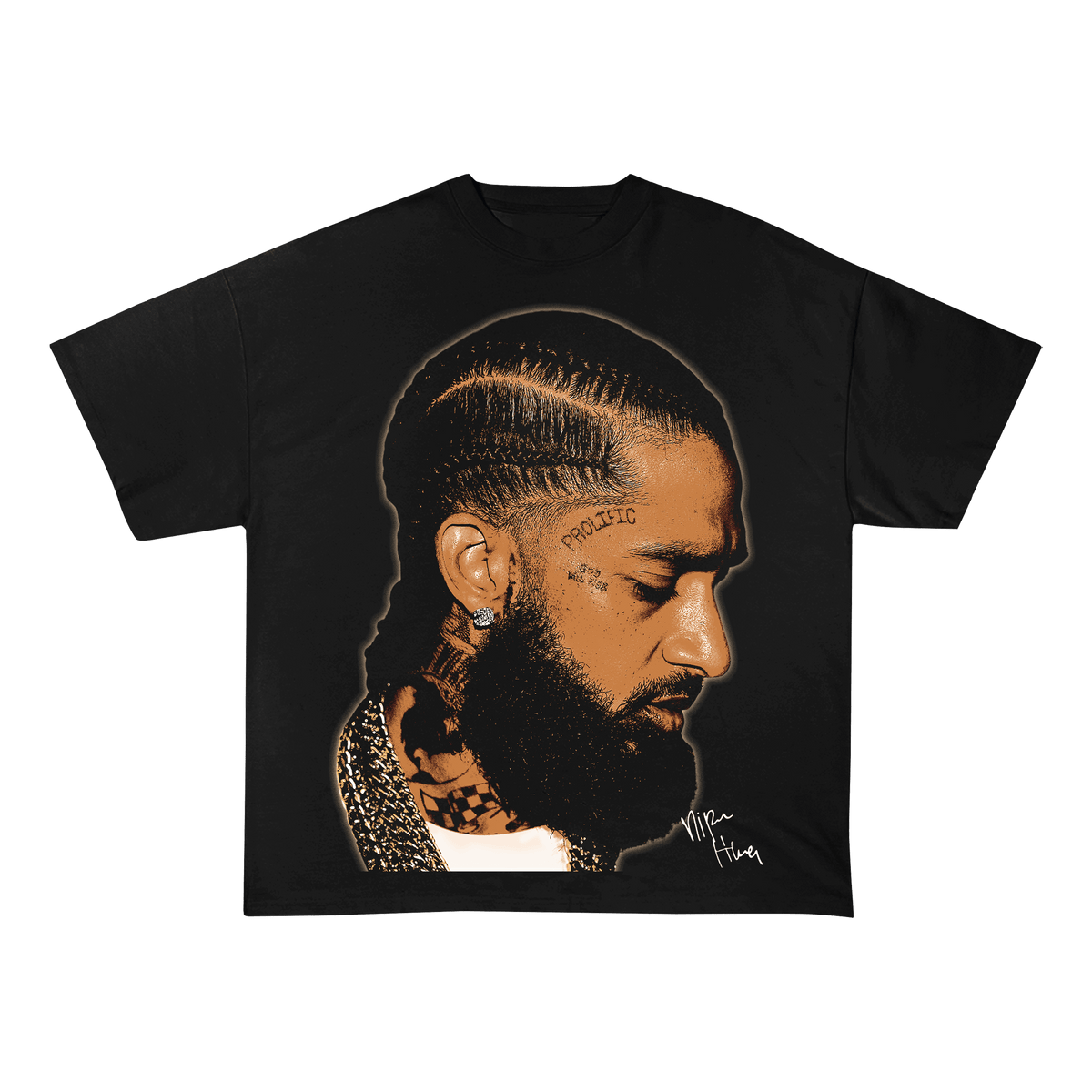 NIPSEYHUSSLE HEAVEY WEIGHT COTTON TEE-8004 - RDMCLOTHINGART