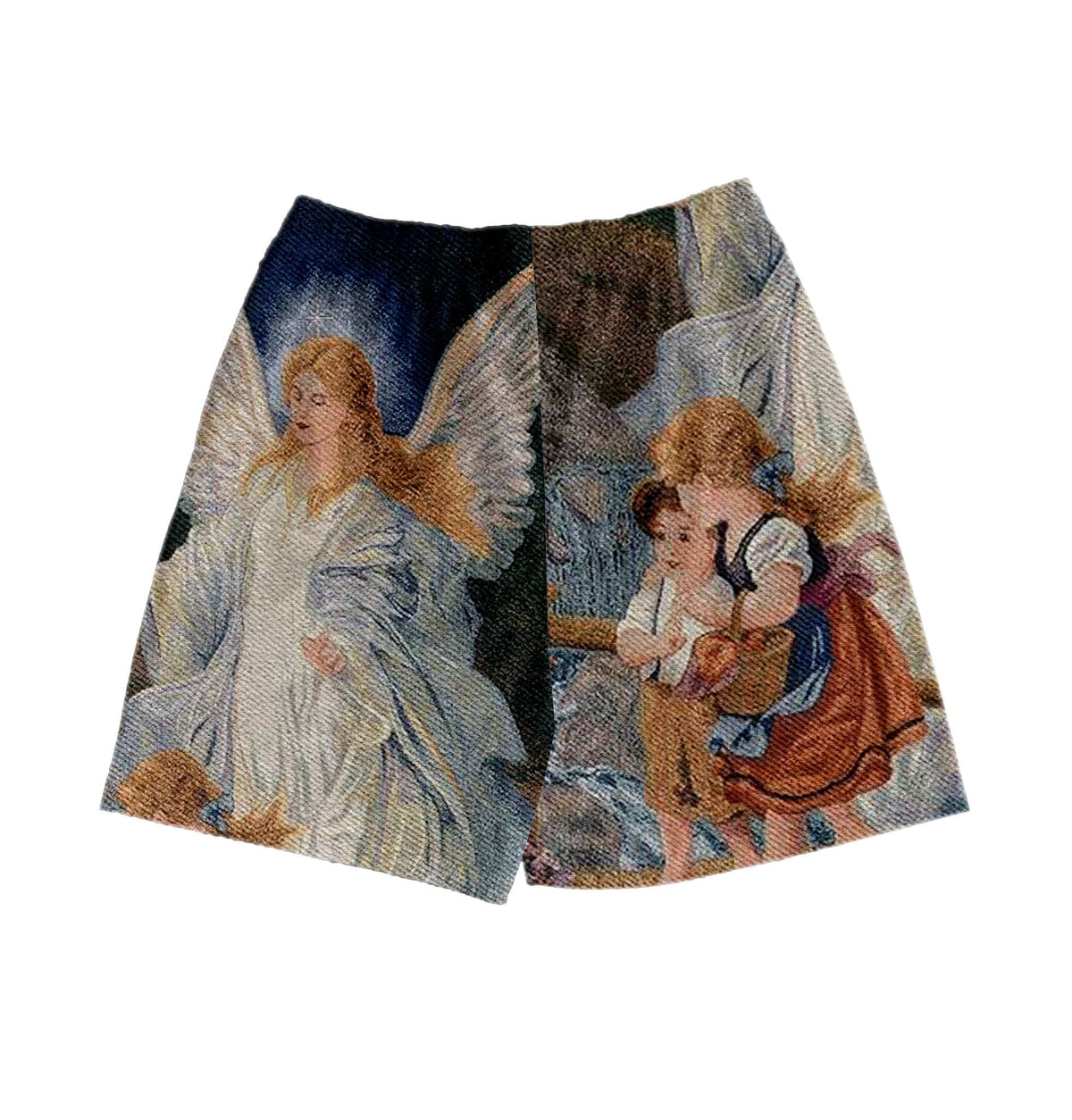 RDMCLOTHINGART tapestry hoodie NONAME 1 OF 1 ANGELIC TAPESTRY SHORTS