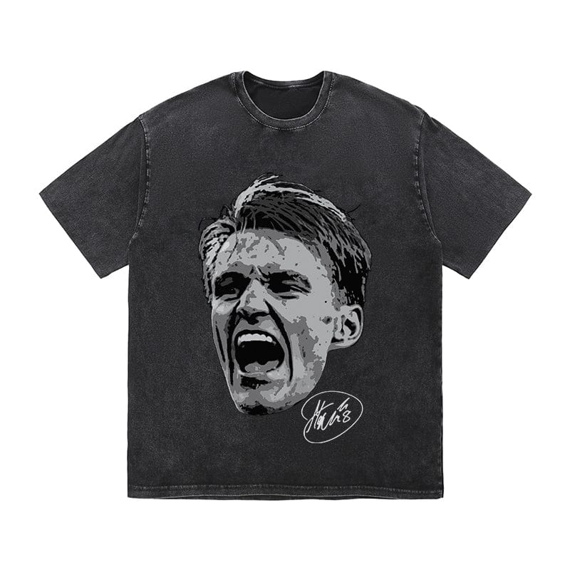 RDMCLOTHINGART tapestry hoodie ODEGAARD HEAVY COTTON TEES-9612