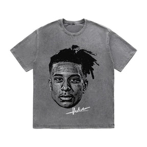 RDMCLOTHINGART tapestry hoodie OLISE HEAVY COTTON TEES-9613