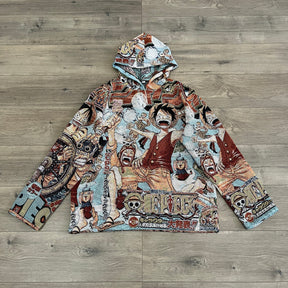 ONE PIECE V2 TAPESTRY HOODIE - RDMCLOTHINGART