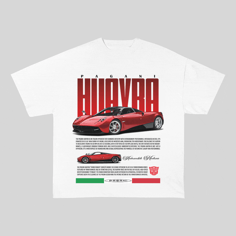 RDMCLOTHINGART tapestry hoodie PAGANI HUAYRA HEAVY WEIGHT COTTON TEE-8836