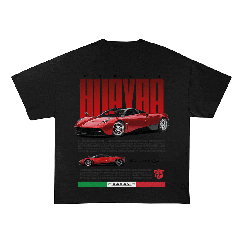 RDMCLOTHINGART tapestry hoodie PAGANI HUAYRA HEAVY WEIGHT COTTON TEE-8836