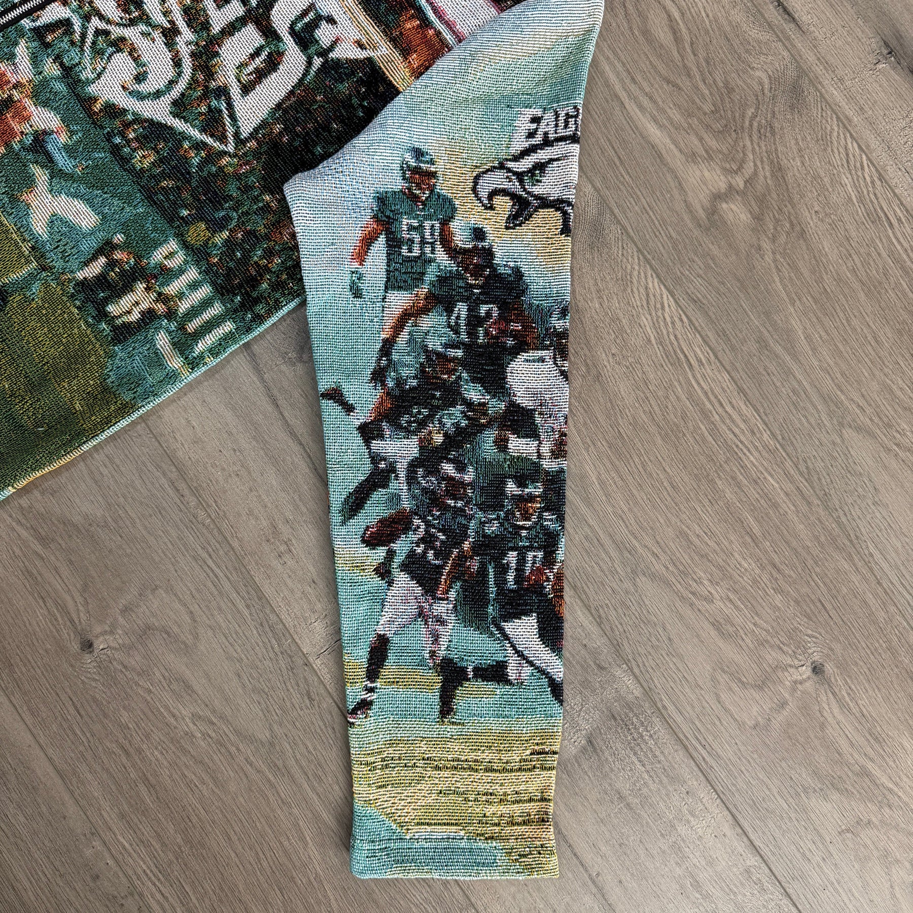 RDMCLOTHINGART tapestry hoodie PHILADELPHIA EAGLES  TAPESTRY JACKET