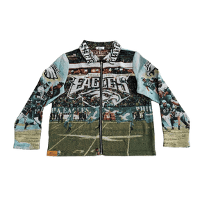 RDMCLOTHINGART tapestry hoodie PHILADELPHIA EAGLES  TAPESTRY JACKET