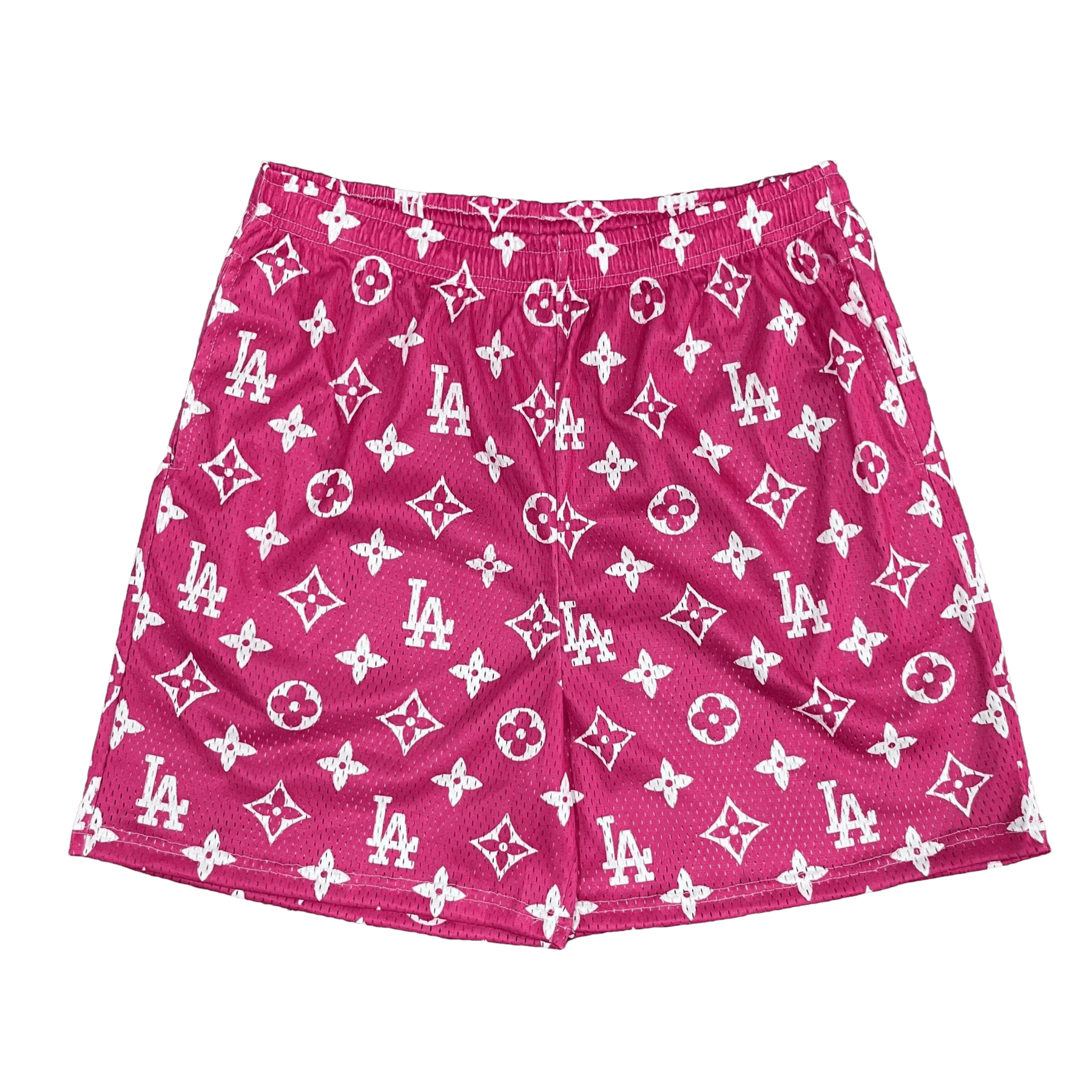 PINK LA MESH SHORTS-8674 - RDMCLOTHINGART