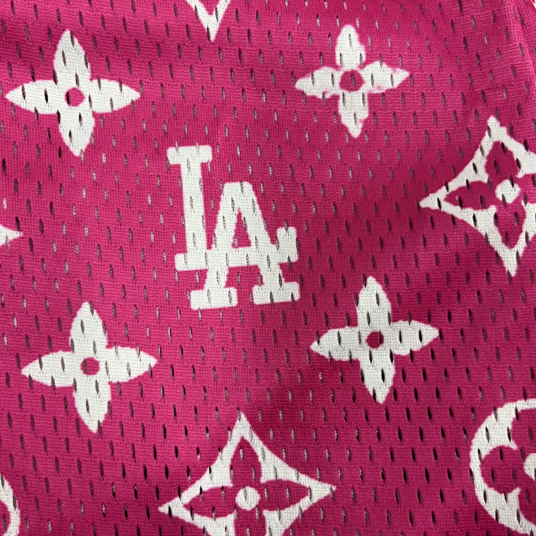 PINK LA MESH SHORTS-8674 - RDMCLOTHINGART