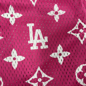 PINK LA MESH SHORTS-8674 - RDMCLOTHINGART