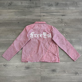 PINK YSL TAPESTRY JACKET - RDMCLOTHINGART