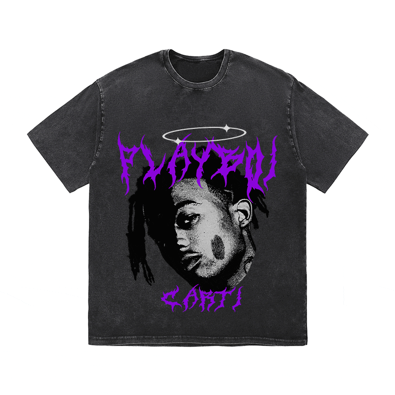 RDMCLOTHINGART tapestry hoodie PLAYBOI CARTY HEAVY WEIGHT COTTON TEE-8915