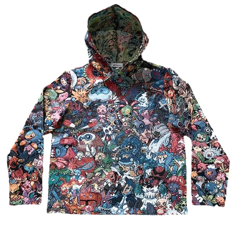 POKEMON TAPESTRY HOODIE - RDMCLOTHINGART
