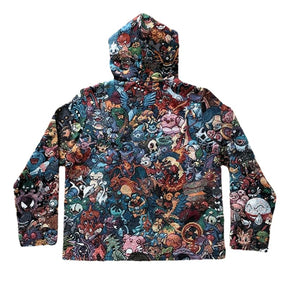 POKEMON TAPESTRY HOODIE - RDMCLOTHINGART