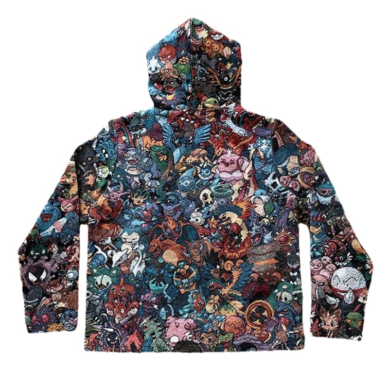 POKEMON TAPESTRY HOODIE - RDMCLOTHINGART