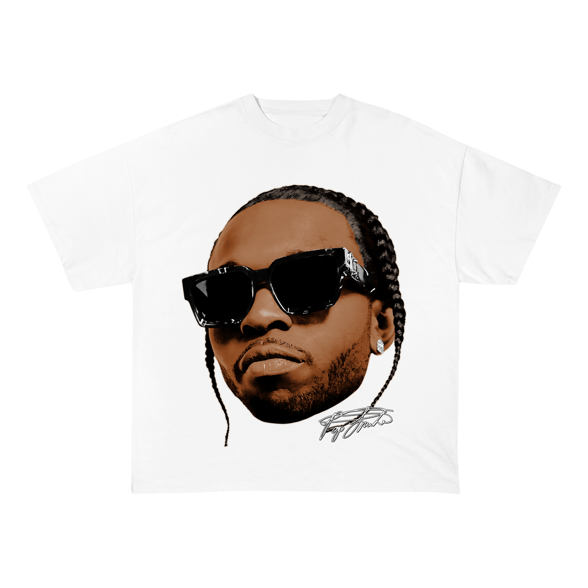 POPSMOKE HEAVY WEIGHT COTTON TEE-8023 - RDMCLOTHINGART