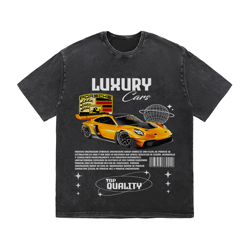 RDMCLOTHINGART tapestry hoodie PORSHE HEAVY WEIGHT COTTON TEE-9110