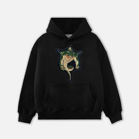 PORUNGA TAPESTRY PATCH HOODIE-9077 - RDMCLOTHINGART