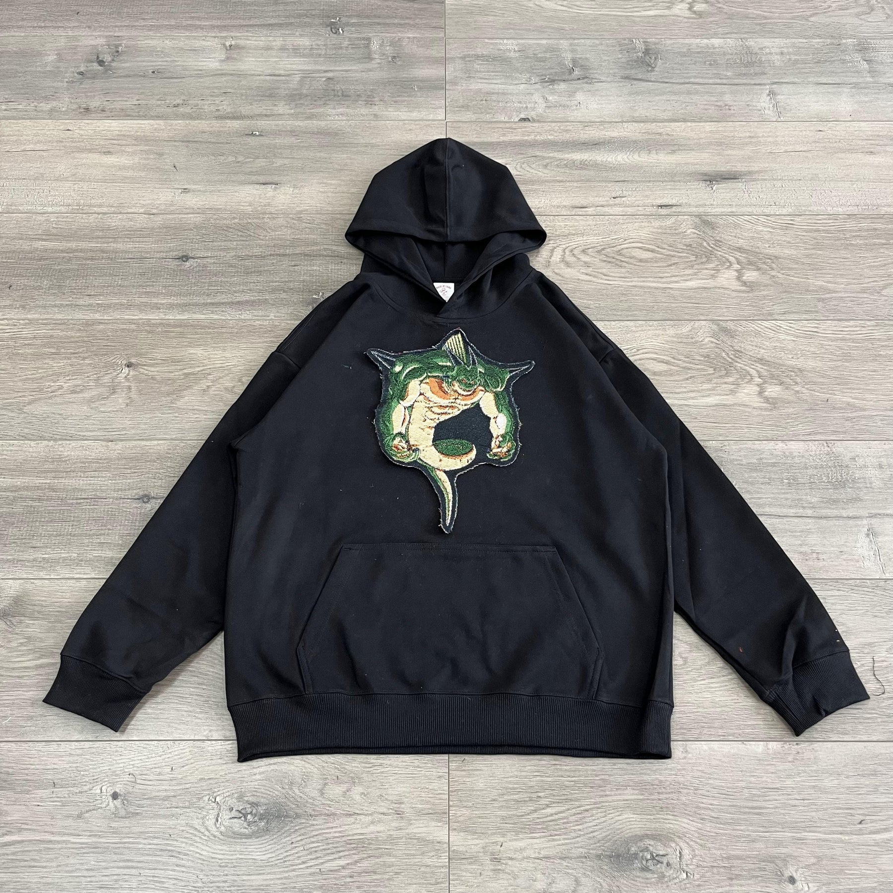PORUNGA TAPESTRY PATCH HOODIE-9077 - RDMCLOTHINGART