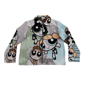 POWERPUFF GIRLS TAPESTRY JACKET - RDMCLOTHINGART