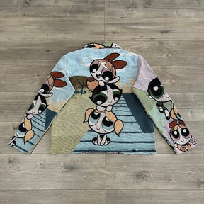 POWERPUFF GIRLS TAPESTRY JACKET - RDMCLOTHINGART