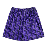 PURPLE GY MESH SHORTS-8736 - RDMCLOTHINGART