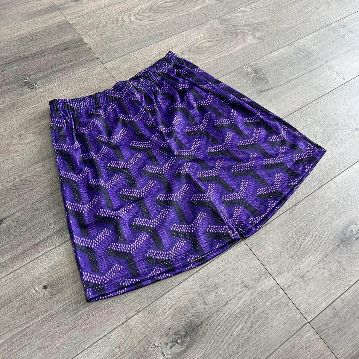 PURPLE GY MESH SHORTS-8736 - RDMCLOTHINGART
