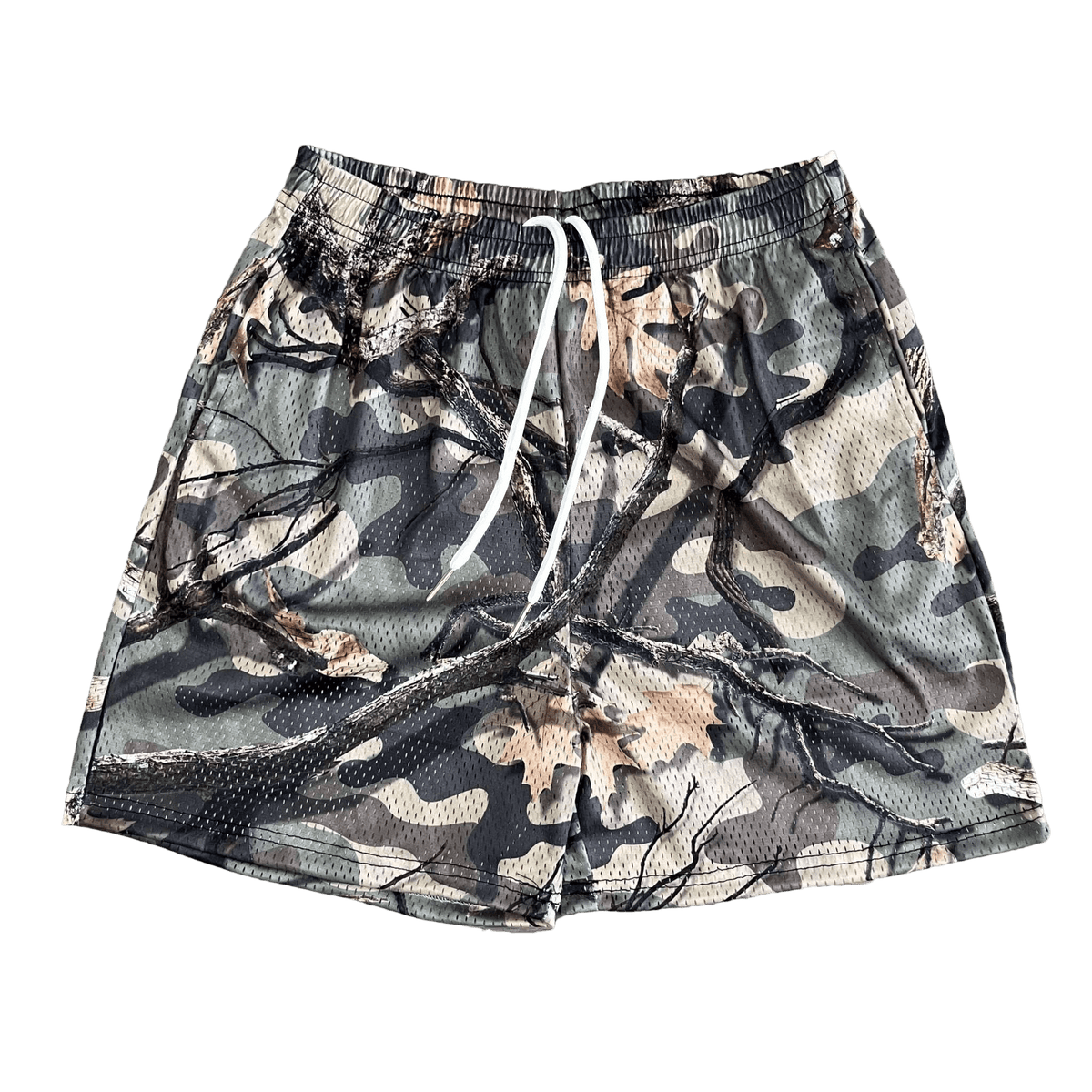 REAL TREE MESH SHORTS-8624 - RDMCLOTHINGART