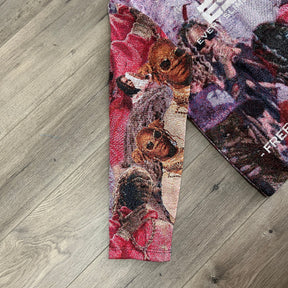 RED FREE YSL TAPESTRY JACKET - RDMCLOTHINGART