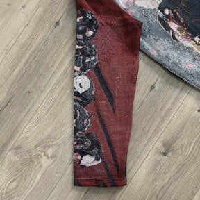 RDMCLOTHINGART tapestry hoodie RED VELVET TAPESTRY HOODIE