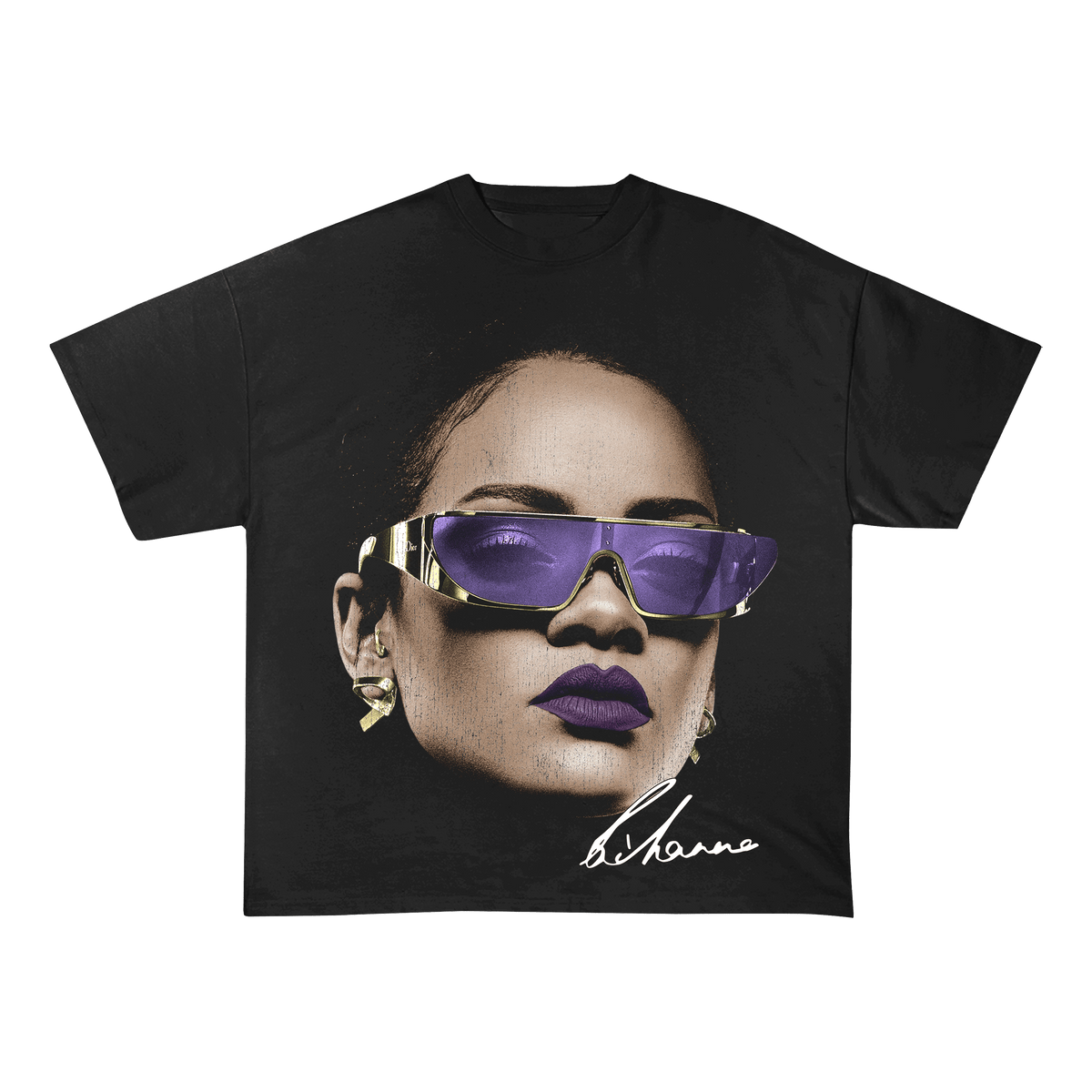 RIHANNA HEAVEY WEIGHT COTTON TEE-8003 - RDMCLOTHINGART