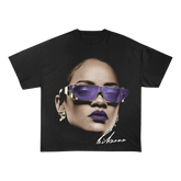 RIHANNA HEAVEY WEIGHT COTTON TEE-8003 - RDMCLOTHINGART