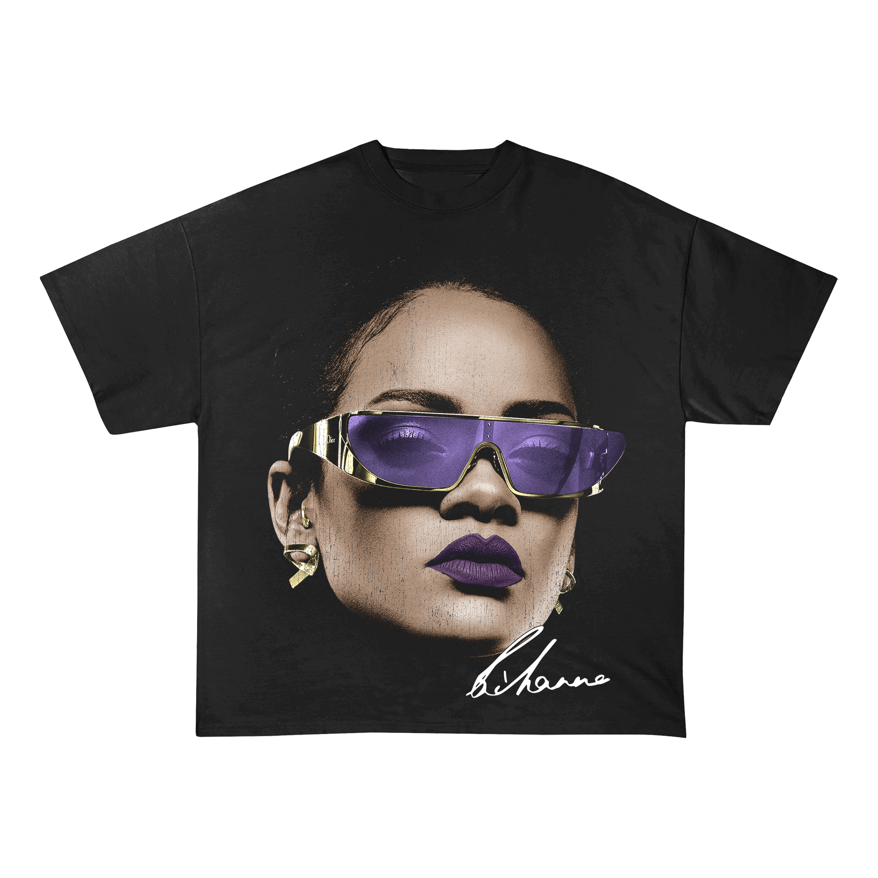 RIHANNA HEAVEY WEIGHT COTTON TEE-8003 - RDMCLOTHINGART