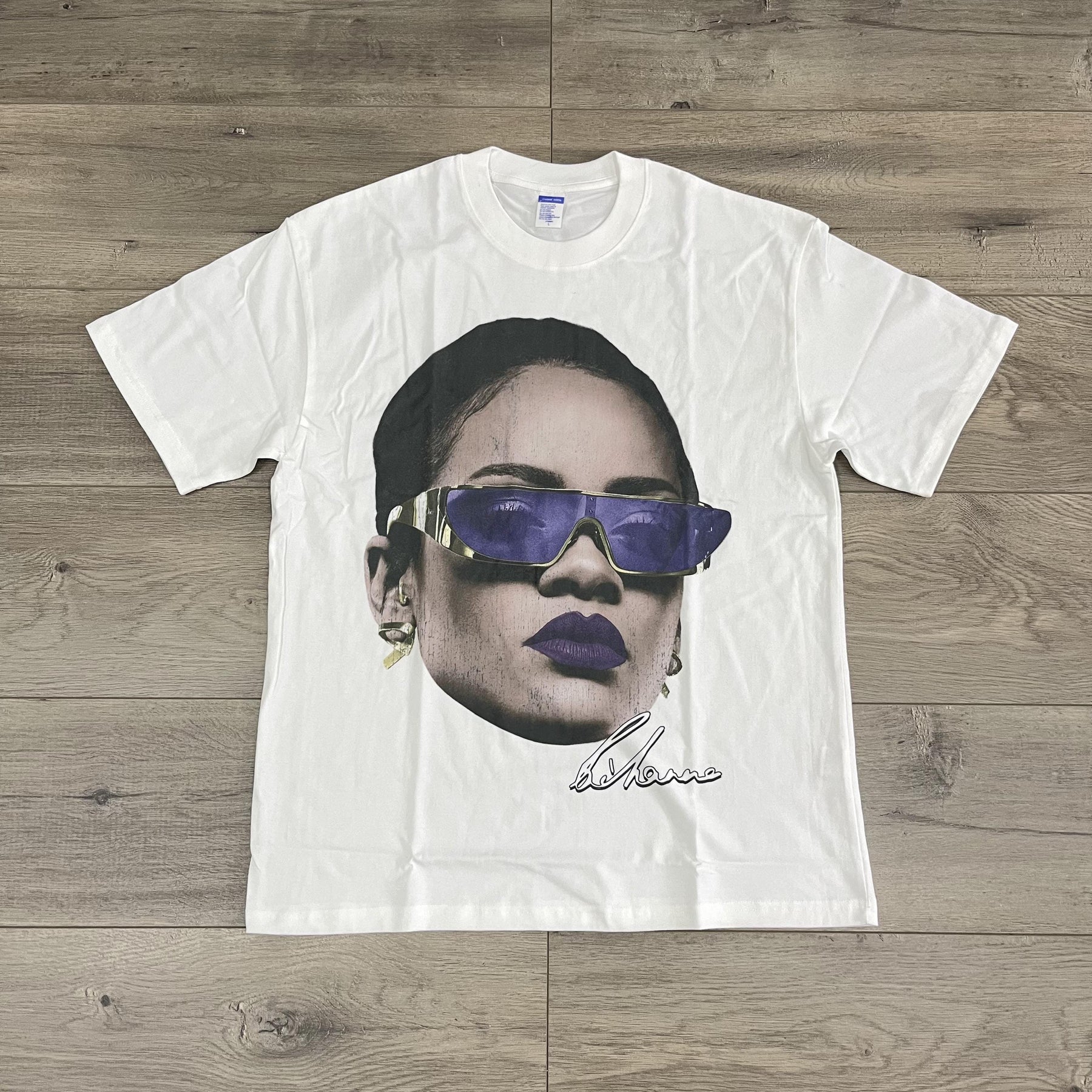 RIHANNA HEAVEY WEIGHT COTTON TEE-8003 - RDMCLOTHINGART