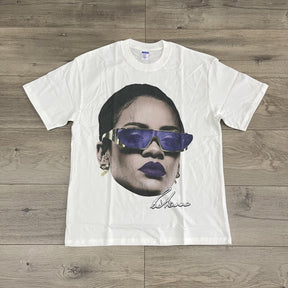 RIHANNA HEAVEY WEIGHT COTTON TEE-8003 - RDMCLOTHINGART