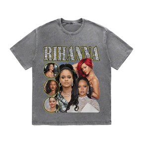 RDMCLOTHINGART tapestry hoodie RIHANNA HEAVY WEIGHT COTTON TEE-9135