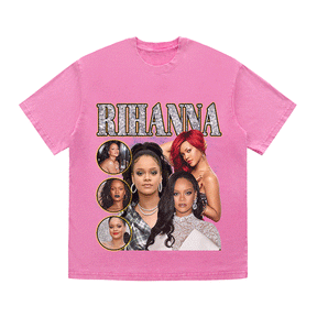RDMCLOTHINGART tapestry hoodie RIHANNA HEAVY WEIGHT COTTON TEE-9135