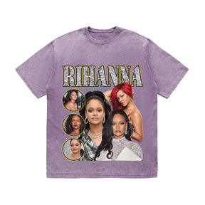 RDMCLOTHINGART tapestry hoodie RIHANNA HEAVY WEIGHT COTTON TEE-9135