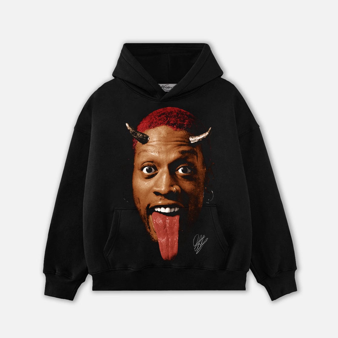 RODMAN HEAD HOODIE-1040 - RDMCLOTHINGART