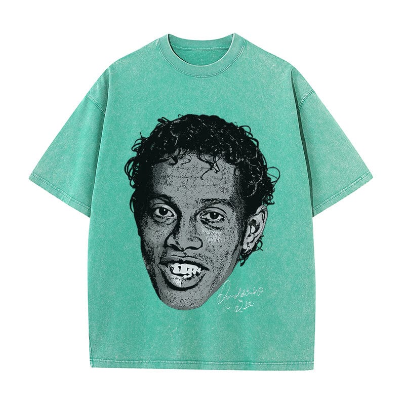 RDMCLOTHINGART tapestry hoodie RONALDINHO HEAVY COTTON TEES-9638