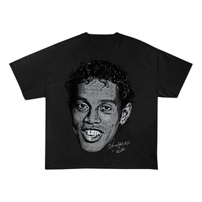 RDMCLOTHINGART tapestry hoodie RONALDINHO HEAVY COTTON TEES-9638