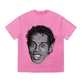 RDMCLOTHINGART tapestry hoodie RONALDINHO HEAVY COTTON TEES-9638