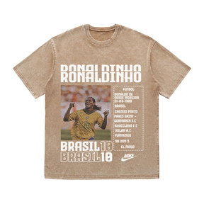 RDMCLOTHINGART tapestry hoodie RONALDINHO HEAVY WEIGHT COTTON TEE-8826