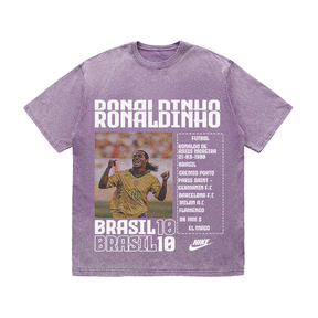 RDMCLOTHINGART tapestry hoodie RONALDINHO HEAVY WEIGHT COTTON TEE-8826