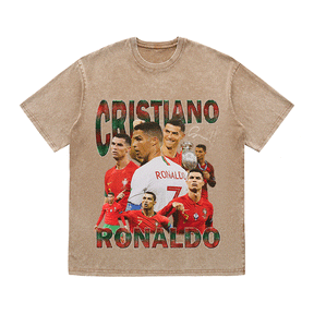 RDMCLOTHINGART tapestry hoodie RONALDO 3 HEAVY WEIGHT COTTON TEE-8980