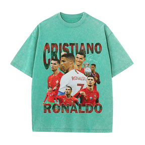 RDMCLOTHINGART tapestry hoodie RONALDO 3 HEAVY WEIGHT COTTON TEE-8980