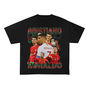 RDMCLOTHINGART tapestry hoodie RONALDO 3 HEAVY WEIGHT COTTON TEE-8980