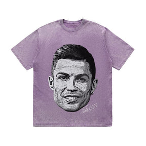 RDMCLOTHINGART tapestry hoodie RONALDO HEAVY COTTON TEES-9640