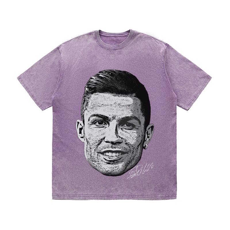 RDMCLOTHINGART tapestry hoodie RONALDO HEAVY COTTON TEES-9640