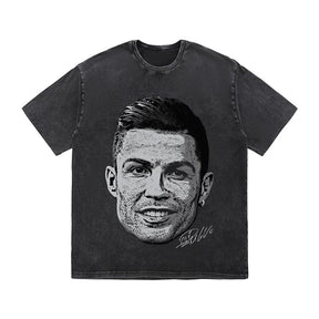 RDMCLOTHINGART tapestry hoodie RONALDO HEAVY COTTON TEES-9640