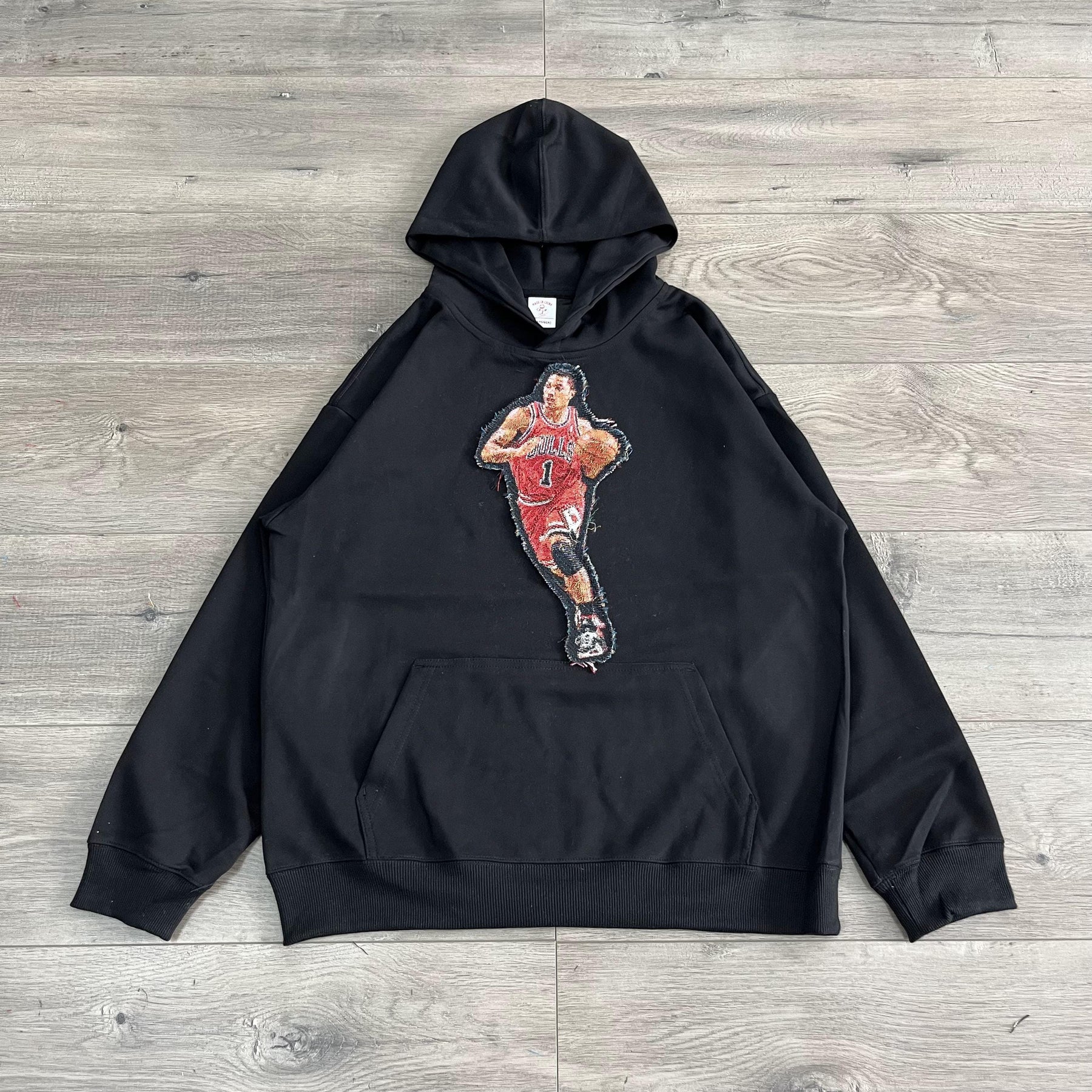 ROSE TAPESTRY PATCH HOODIE-9029 - RDMCLOTHINGART