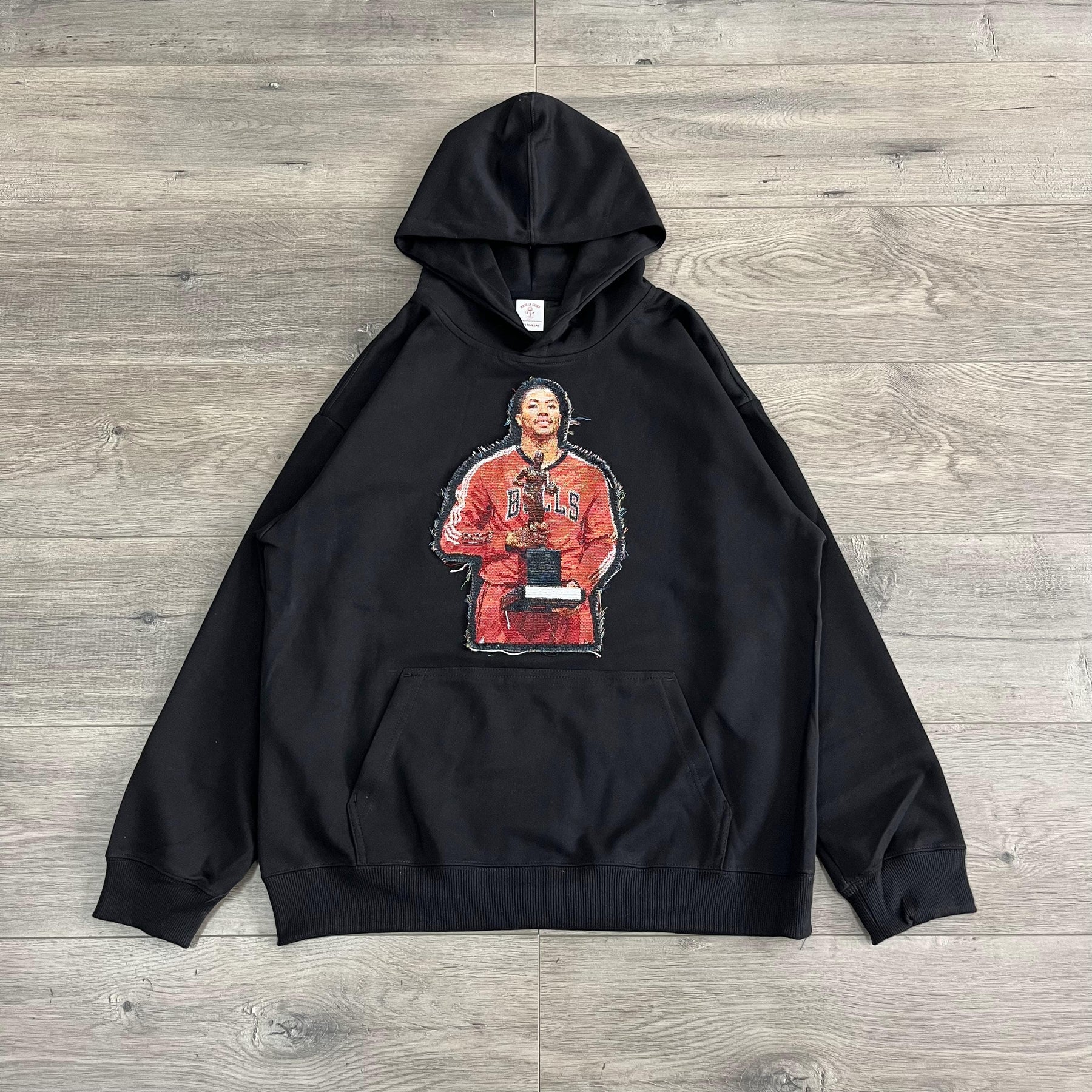 ROSE TAPESTRY PATCH HOODIE-9039 - RDMCLOTHINGART